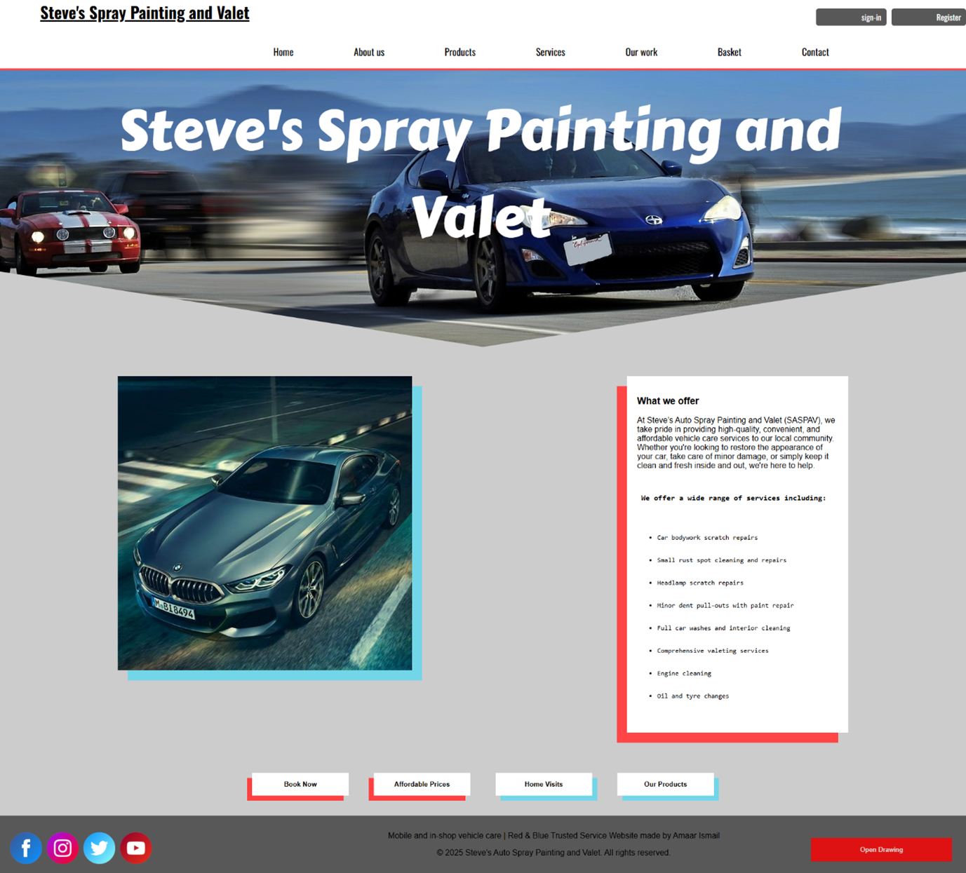 Home page